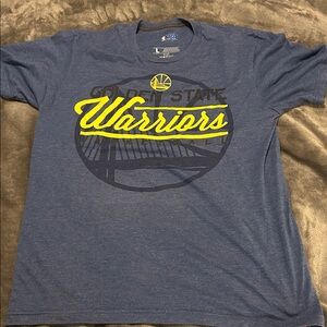 NBA Golden State Warriors Navy Tee with Yellow Accents